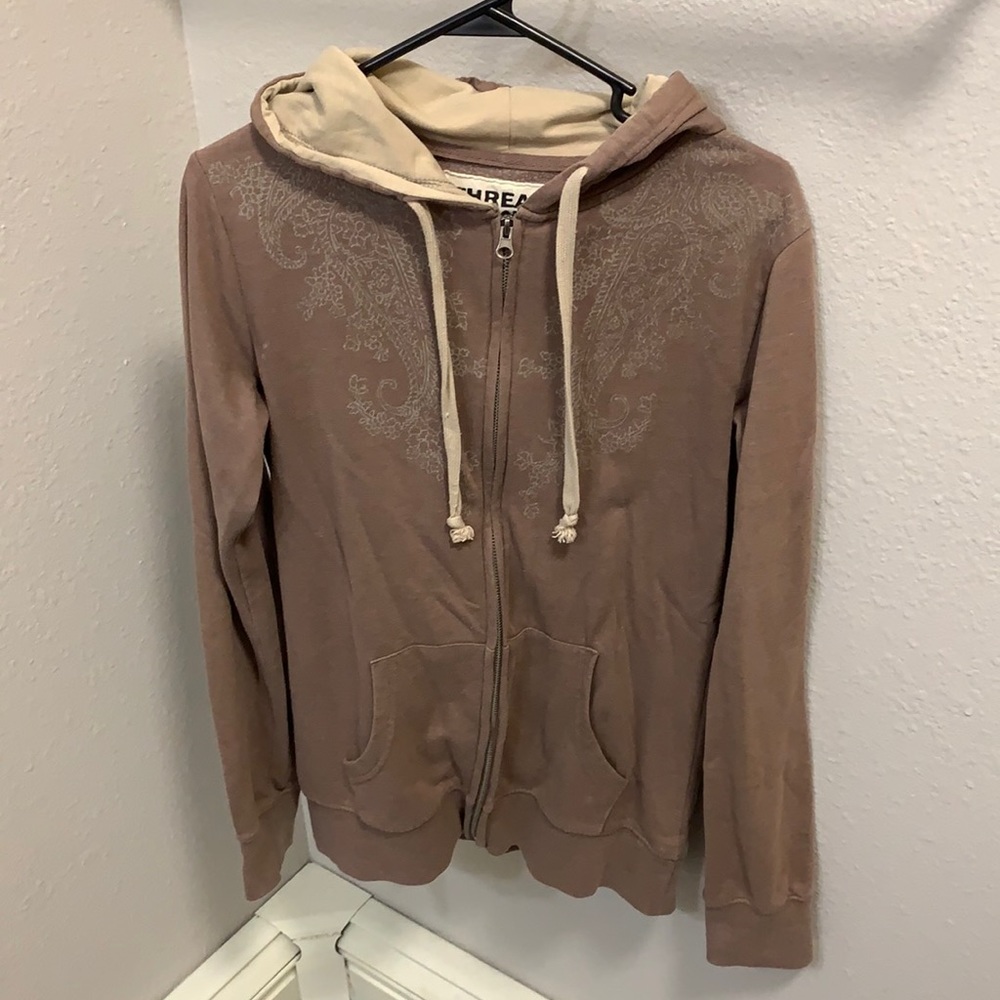 Threads 4 Thought full zip hoodie. Size large